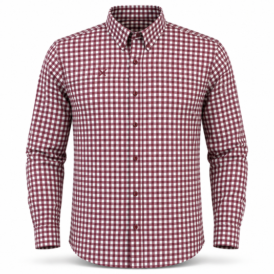 Long Sleeve Patterned Lifestyle Button Down w/ REPEL-X