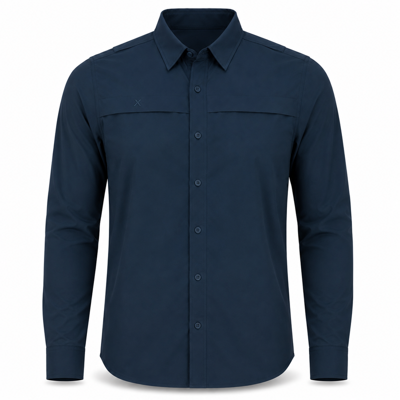 Load image into Gallery viewer, Long Sleeve Solid Lifestyle Button Down w/ REPEL-X
