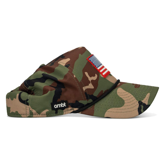 American Flag PVC Patch Waterproof Weekender Snapback