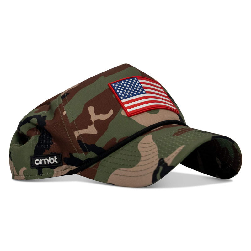 Load image into Gallery viewer, American Flag PVC Patch Waterproof Weekender Snapback
