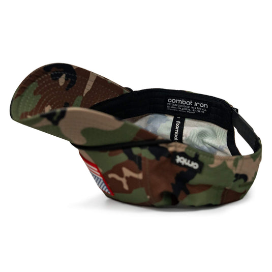 American Flag PVC Patch Waterproof Weekender Snapback