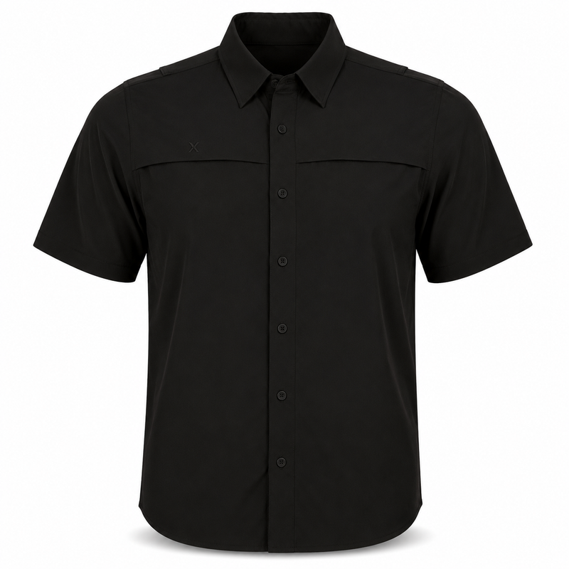 Load image into Gallery viewer, Short Sleeve Solid Lifestyle Button Down w/ REPEL-X
