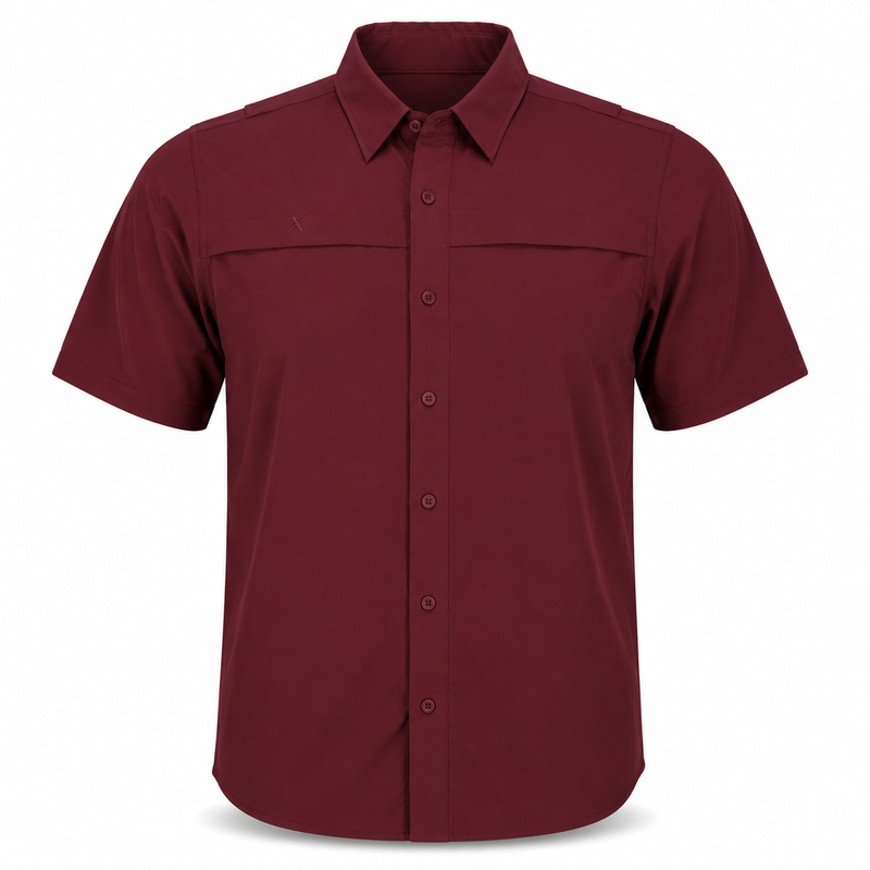 Load image into Gallery viewer, Short Sleeve Solid Lifestyle Button Down w/ REPEL-X
