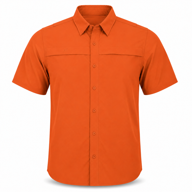 Load image into Gallery viewer, Short Sleeve Solid Lifestyle Button Down w/ REPEL-X
