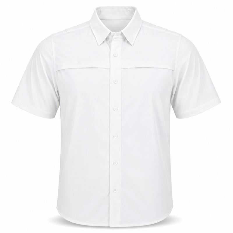 Load image into Gallery viewer, Short Sleeve Solid Lifestyle Button Down w/ REPEL-X
