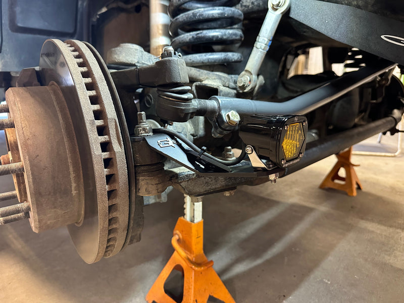 Load image into Gallery viewer, Ram 2500 &amp; 3500 Steerable Knuckle Pod Light Mounts (2014-2018)
