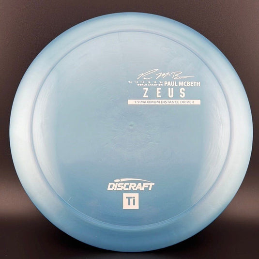 Titanium Zeus - First Run - Paul McBeth Limited Edition