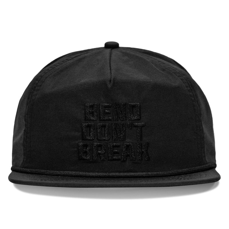 Load image into Gallery viewer, Bend Don&#39;t Break Subdued Crushable Rope SnapBack
