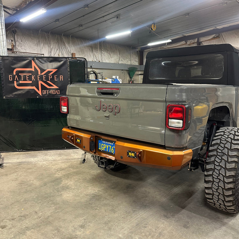 Load image into Gallery viewer, Gauntlet Rear Bumper for 2020+ Jeep Gladiator JT
