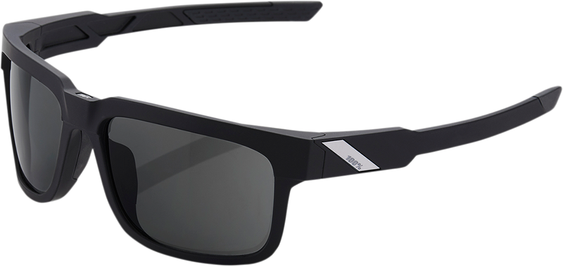 Load image into Gallery viewer, 100% Type-S Sunglasses - Black - Smoke 61032-100-57
