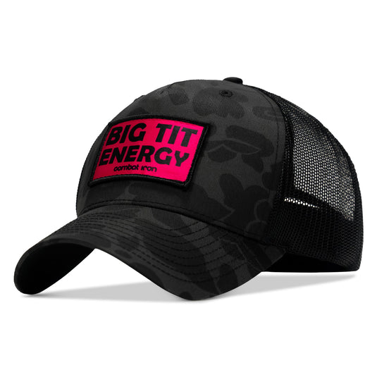 Big Tit Energy Pink Patch Snapback Hat