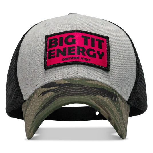 Big Tit Energy Pink Patch Snapback Hat