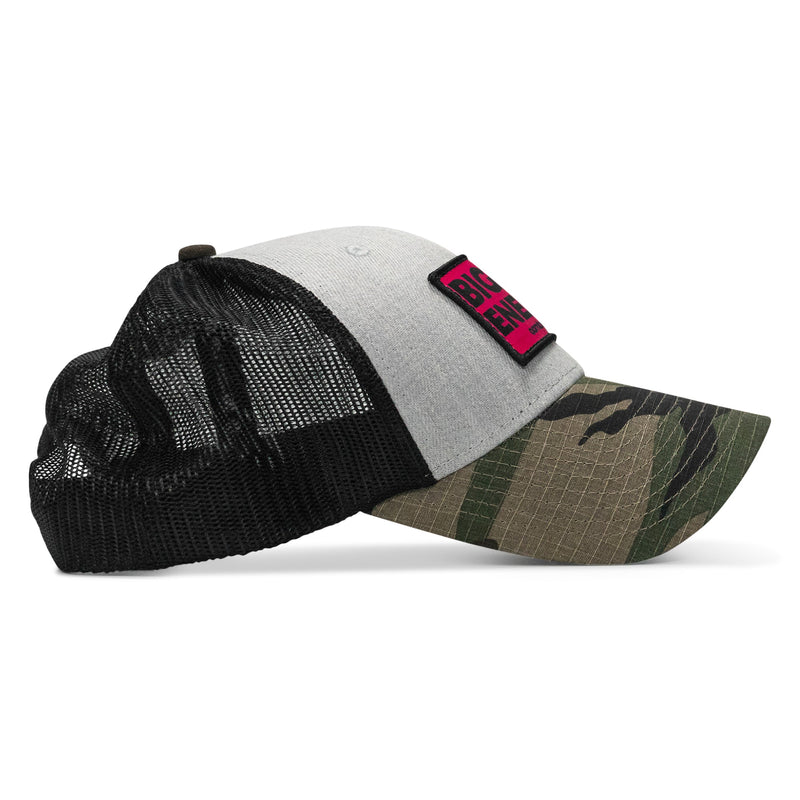 Load image into Gallery viewer, Big Tit Energy Pink Patch - Original Ripstop Snapback Hat
