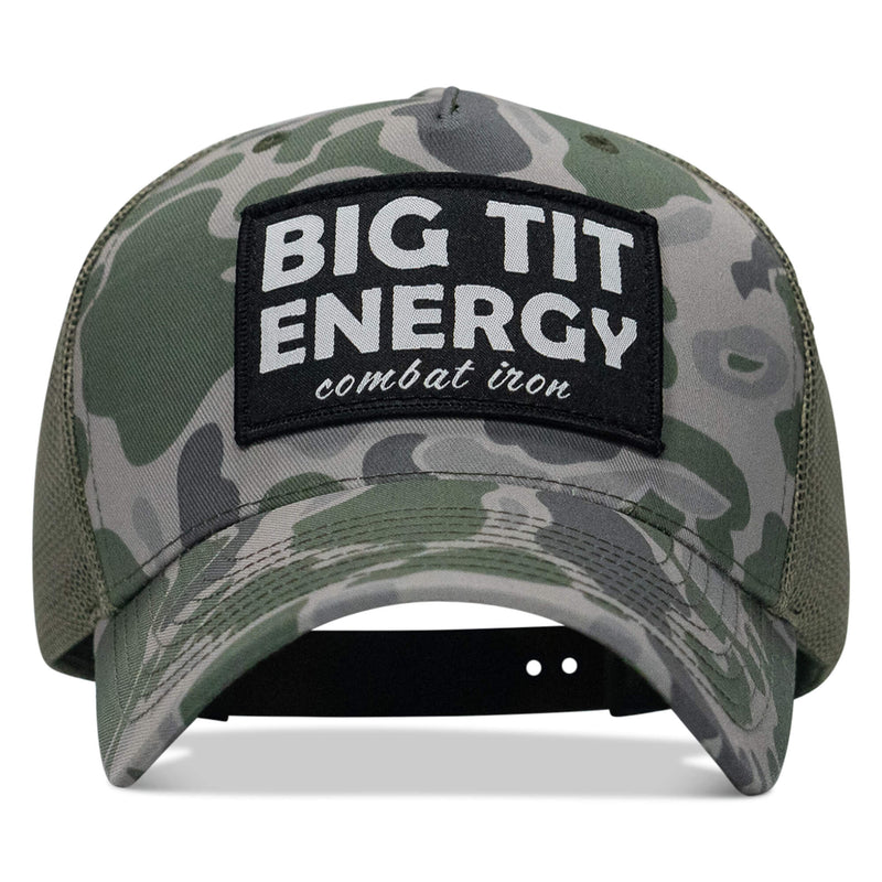Load image into Gallery viewer, Big Tit Energy Patch Snapback Hat
