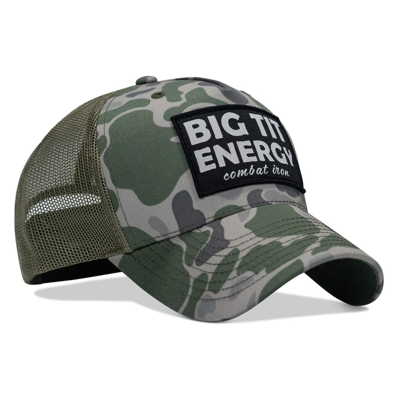 Load image into Gallery viewer, Big Tit Energy Patch Snapback Hat
