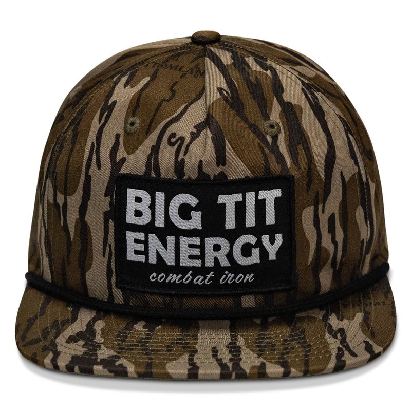 Load image into Gallery viewer, Big Tit Energy Patch Flatbill Snapback Hat
