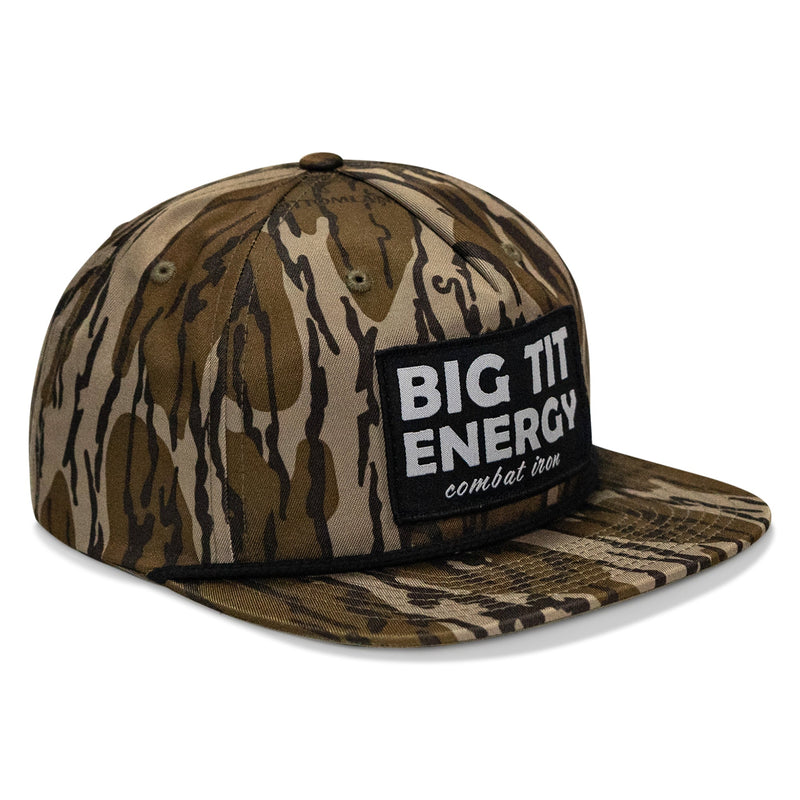 Load image into Gallery viewer, Big Tit Energy Patch Flatbill Snapback Hat
