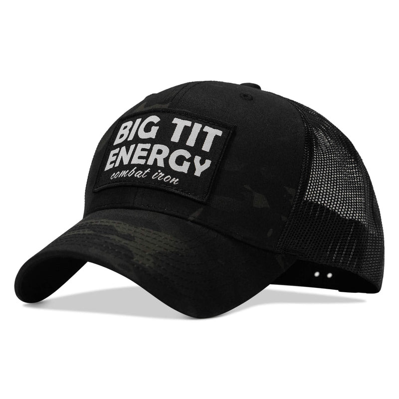 Load image into Gallery viewer, Big Tit Energy Patch Snapback Hat
