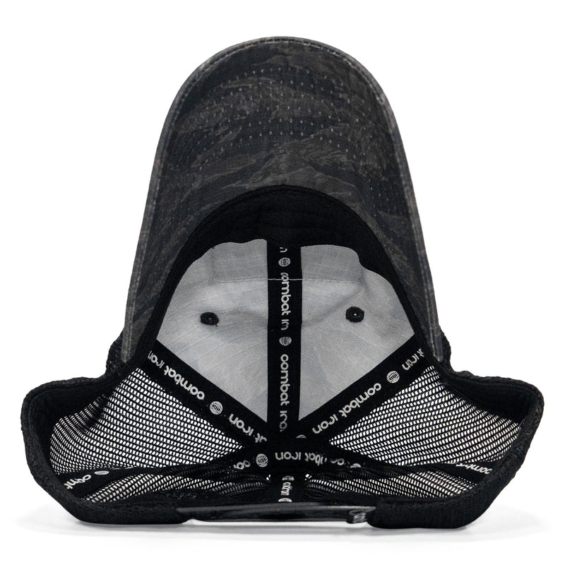 Load image into Gallery viewer, Big Tit Energy Pink Patch Tactical Ripstop Mesh Snapback Hat
