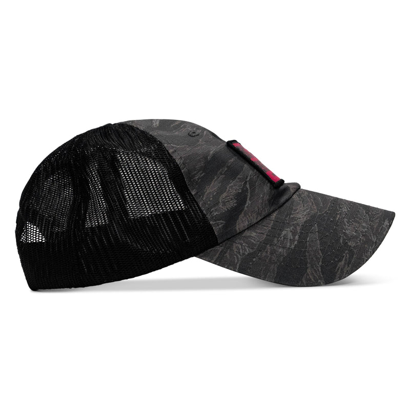 Load image into Gallery viewer, Big Tit Energy Pink Patch Tactical Ripstop Mesh Snapback Hat
