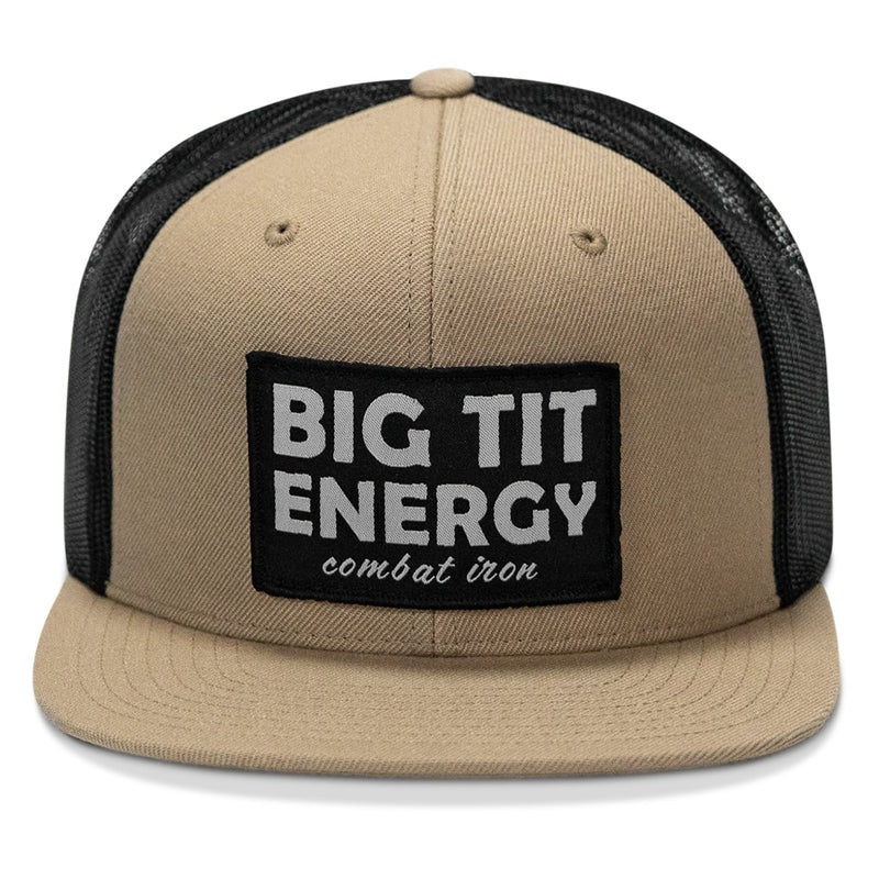 Load image into Gallery viewer, Big Tit Energy Patch Flatbill Snapback Hat
