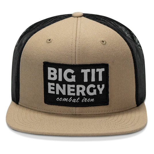 Big Tit Energy Patch Flatbill Snapback Hat