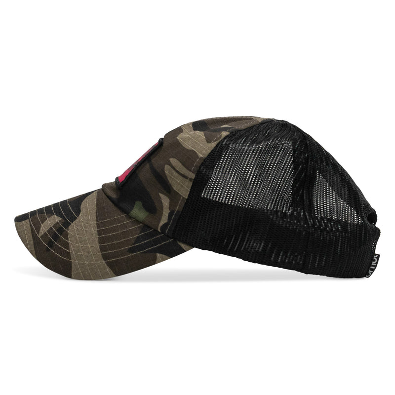 Load image into Gallery viewer, Big Tit Energy Pink Patch Tactical Ripstop Mesh Snapback Hat
