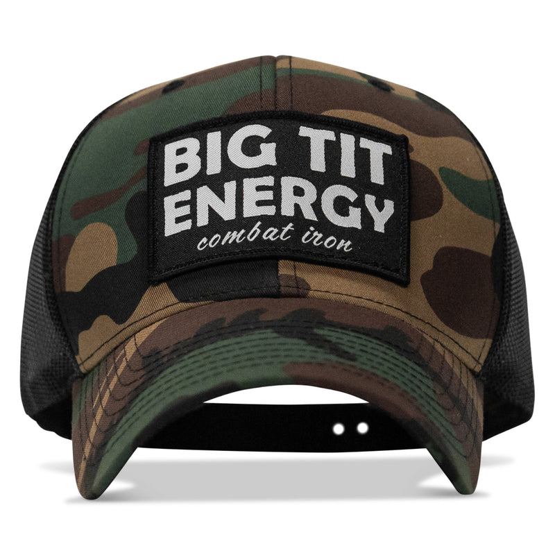 Load image into Gallery viewer, Big Tit Energy Patch Snapback Hat
