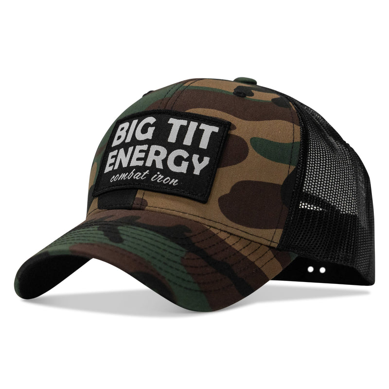 Load image into Gallery viewer, Big Tit Energy Patch Snapback Hat
