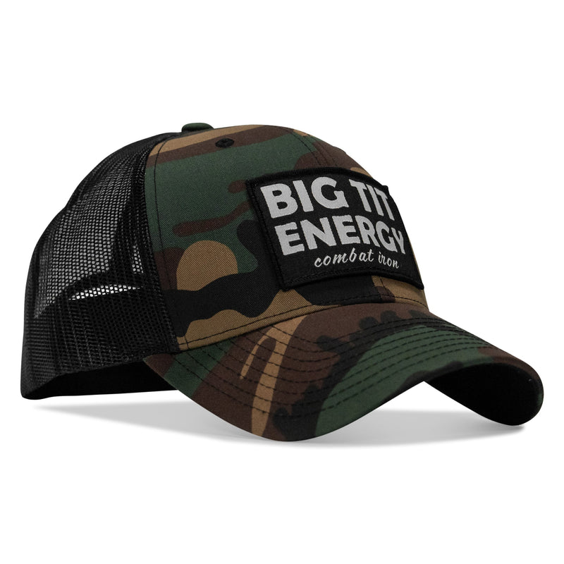 Load image into Gallery viewer, Big Tit Energy Patch Snapback Hat
