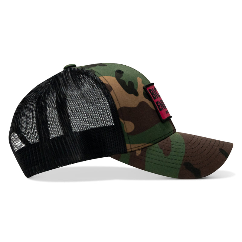 Load image into Gallery viewer, Big Tit Energy Pink Patch Snapback Hat
