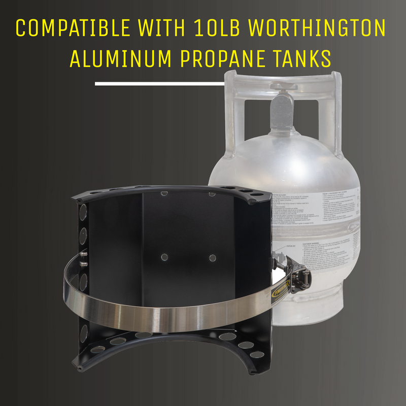 Load image into Gallery viewer, Gannett MARINE Bracket for 10 lb. Aluminum Propane Tank

