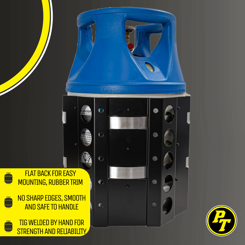 Load image into Gallery viewer, Foraker MARINE Bracket for 17 lb and 22 lb Viking Composite Propane Tank
