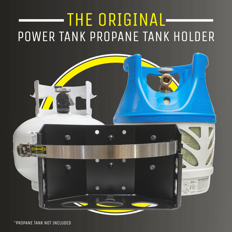 Load image into Gallery viewer, Tor LOCKER Bracket for 11 lb Squatty Propane Tank &amp; 11 lb Viking Composite Tank
