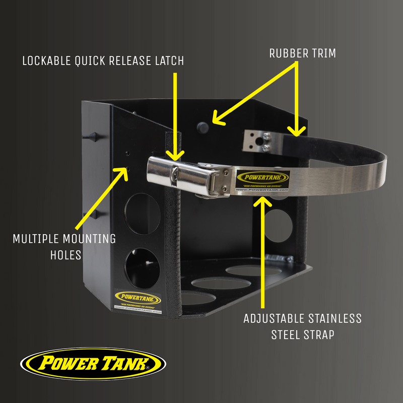 Load image into Gallery viewer, Tor LOCKER Bracket for 11 lb Squatty Propane Tank &amp; 11 lb Viking Composite Tank
