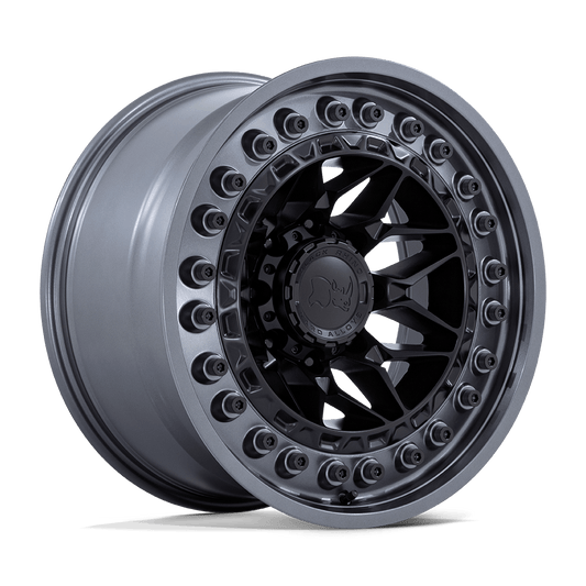 Black Rhino Hard Alloys Alpha Matte Black With Gunmetal Lip