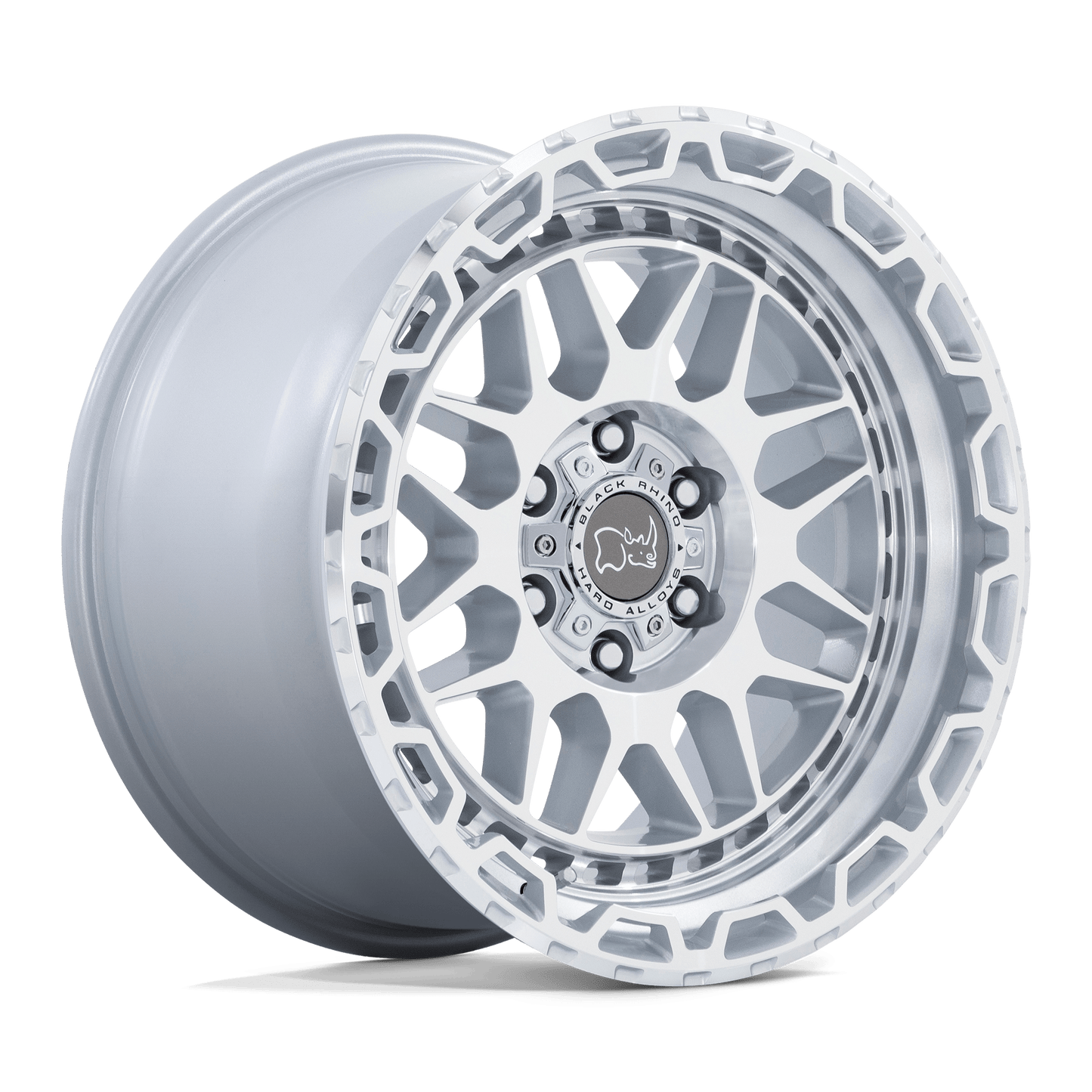 Black Rhino Hard Alloys Holcomb Gloss Silver With Mirror Cut Face