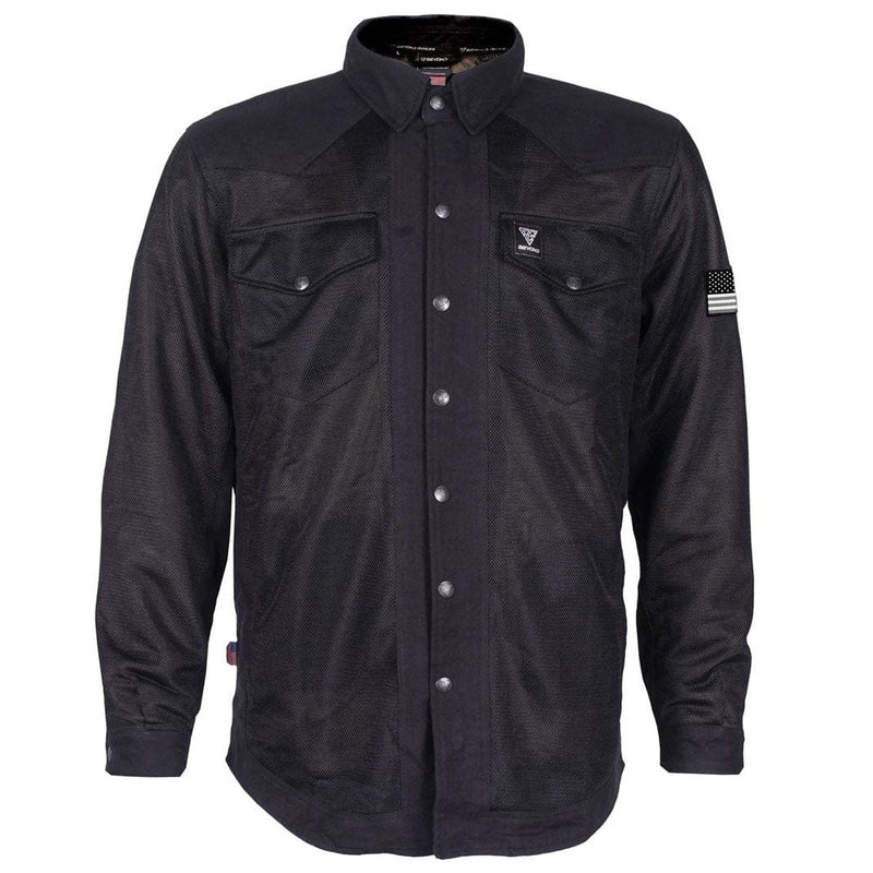 Load image into Gallery viewer, Protective Summer Mesh Shirt - Black Solid
