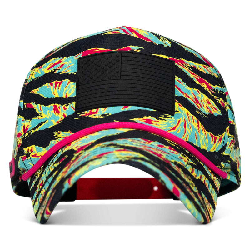 Load image into Gallery viewer, American Flag PVC Patch Waterproof Weekender Snapback
