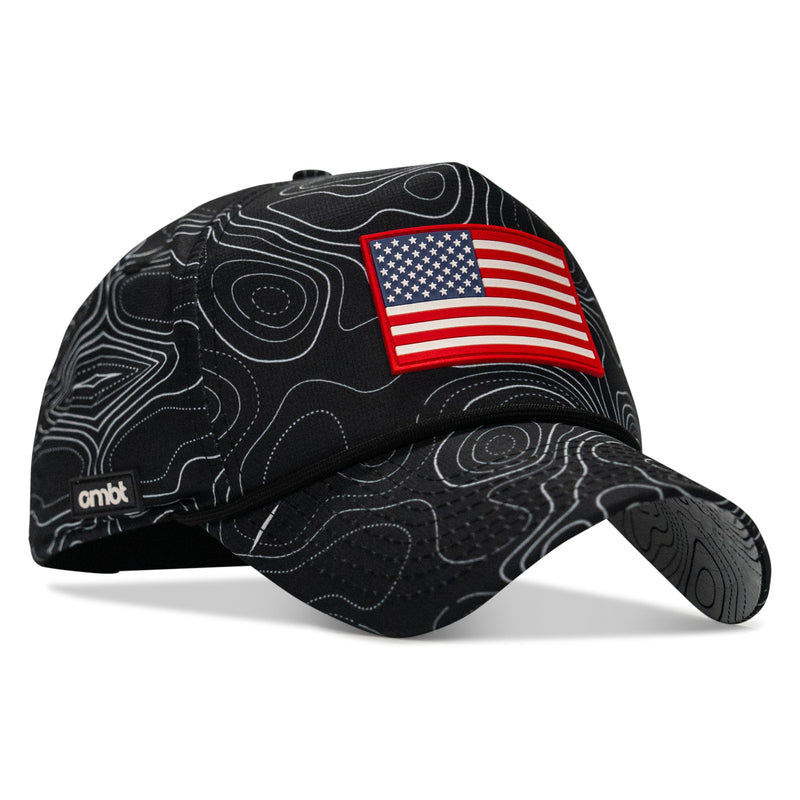 Load image into Gallery viewer, American Flag PVC Patch Waterproof Weekender Snapback
