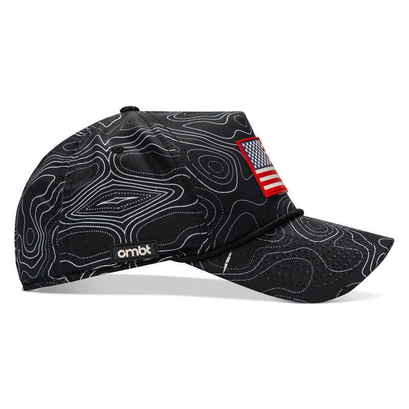 Load image into Gallery viewer, American Flag PVC Patch Waterproof Weekender Snapback
