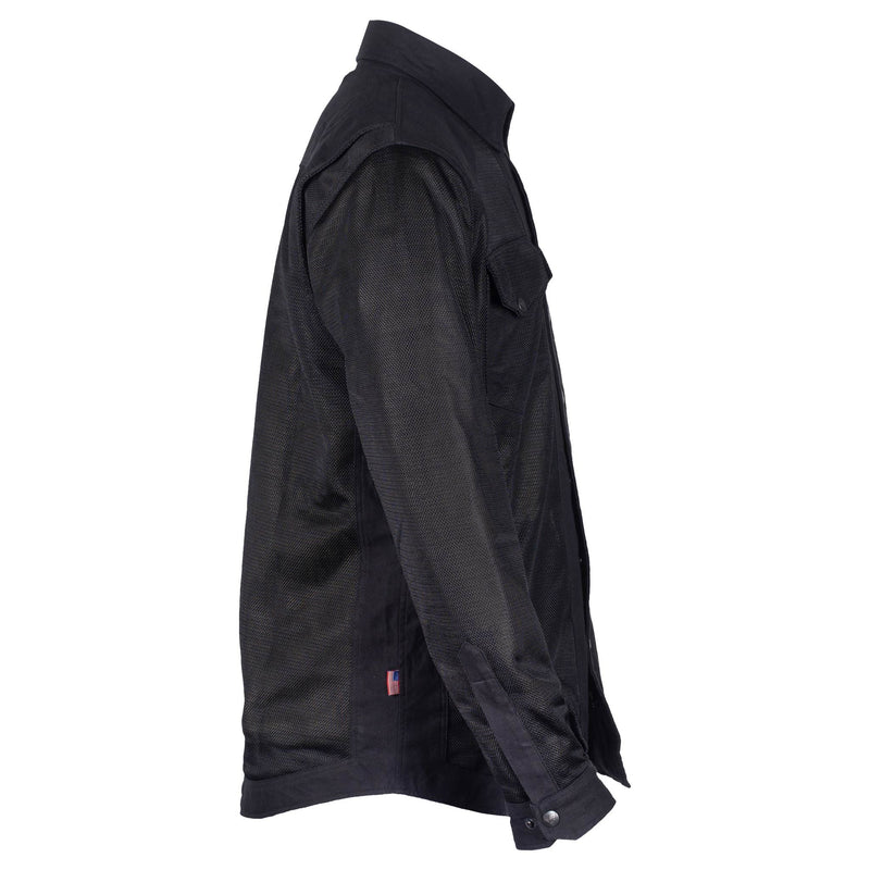 Load image into Gallery viewer, Protective Summer Mesh Shirt - Black Solid
