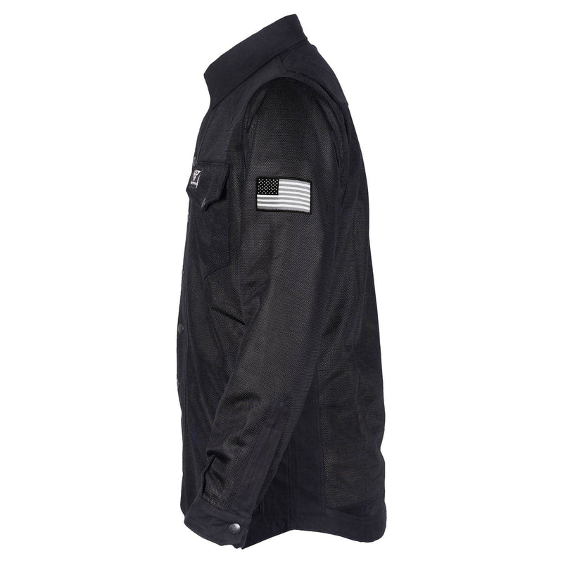 Load image into Gallery viewer, Protective Summer Mesh Shirt - Black Solid

