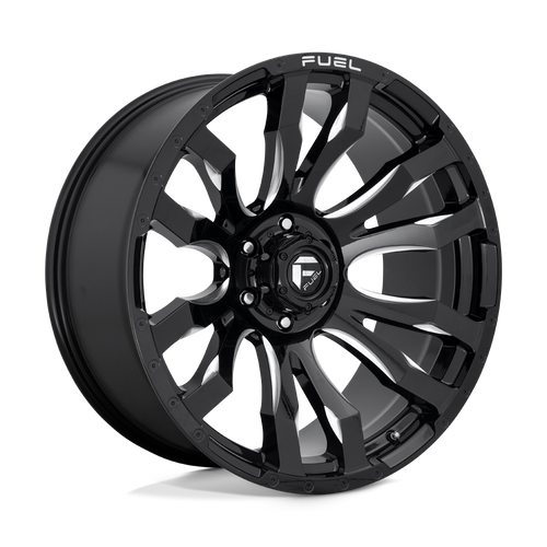 Fuel 1 Pc D673 Blitz Gloss Black Milled