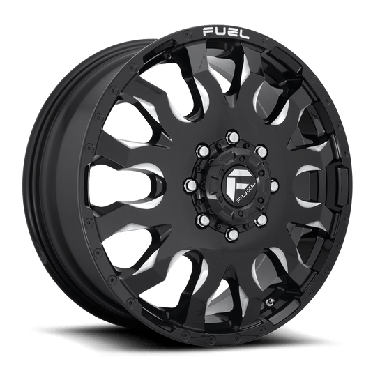 Fuel 1 Pc D673 Blitz Gloss Black Milled