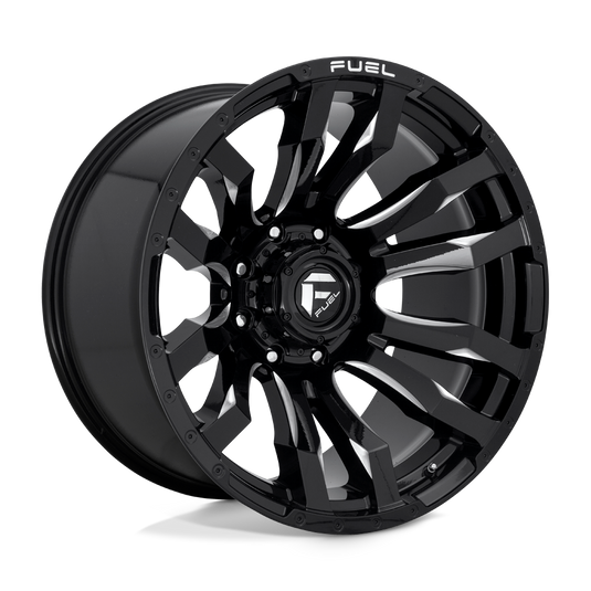 Fuel 1 Pc D673 Blitz Gloss Black Milled