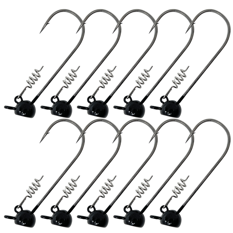 Load image into Gallery viewer, Reaction Tackle Lead Stand-Up Shaky Head Jigs (10 pack)
