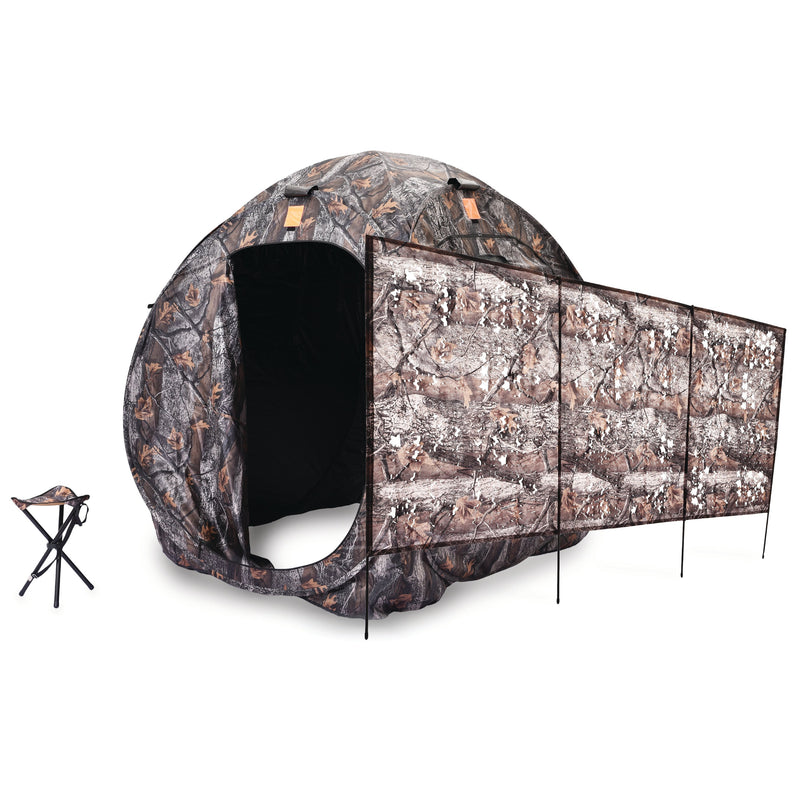 Load image into Gallery viewer, Hunting Blind w/ Tripod Stool and Ground Screen
