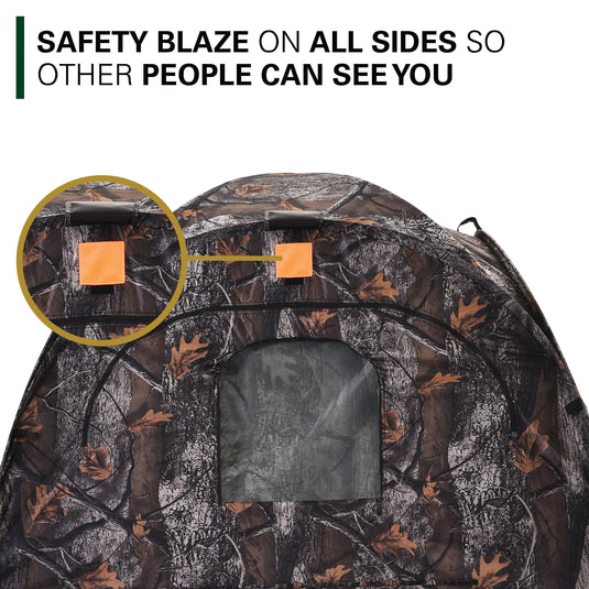 Hunting Blind w/ Tripod Stool and Ground Screen
