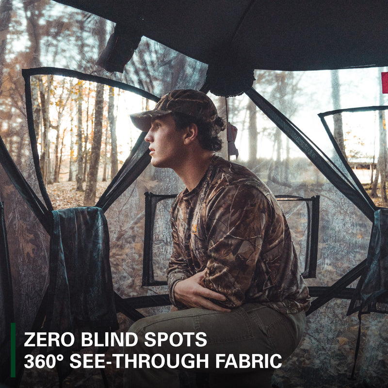 Load image into Gallery viewer, Hunting Blind 360° View Pop-Up Hub Style
